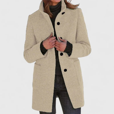 Isabella - Wool Winter Trench Coat