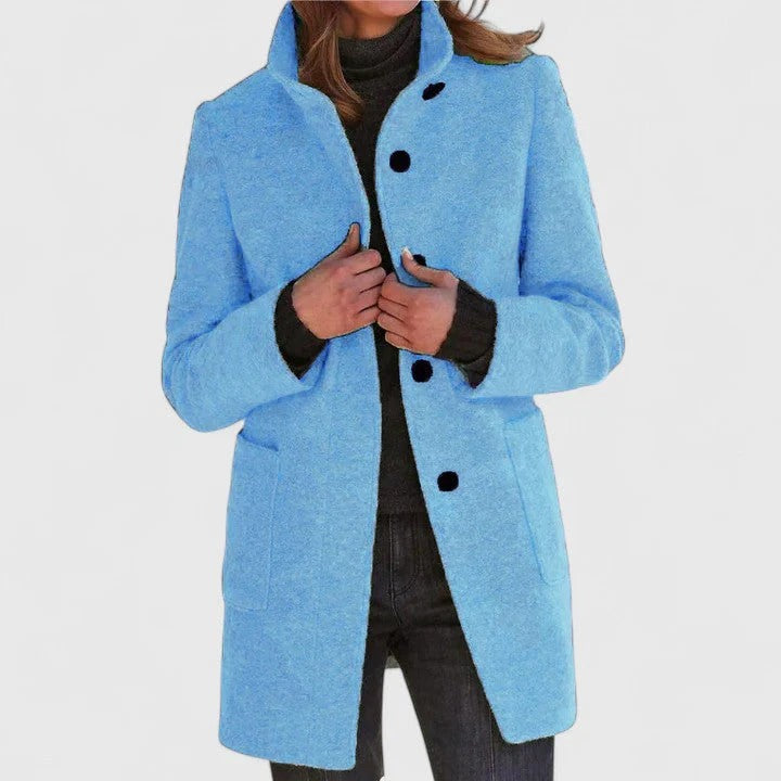 Isabella - Wool Winter Trench Coat