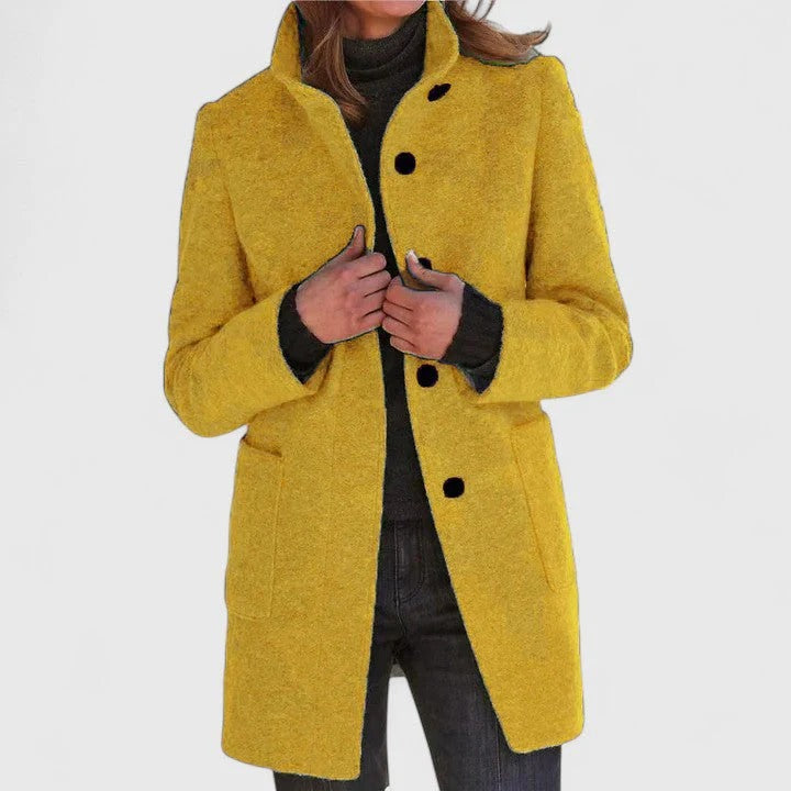 Isabella - Wool Winter Trench Coat