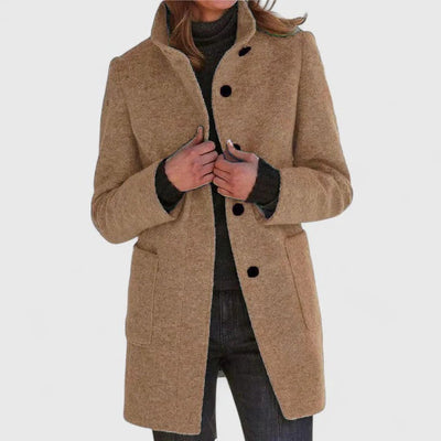 Isabella - Wool Winter Trench Coat