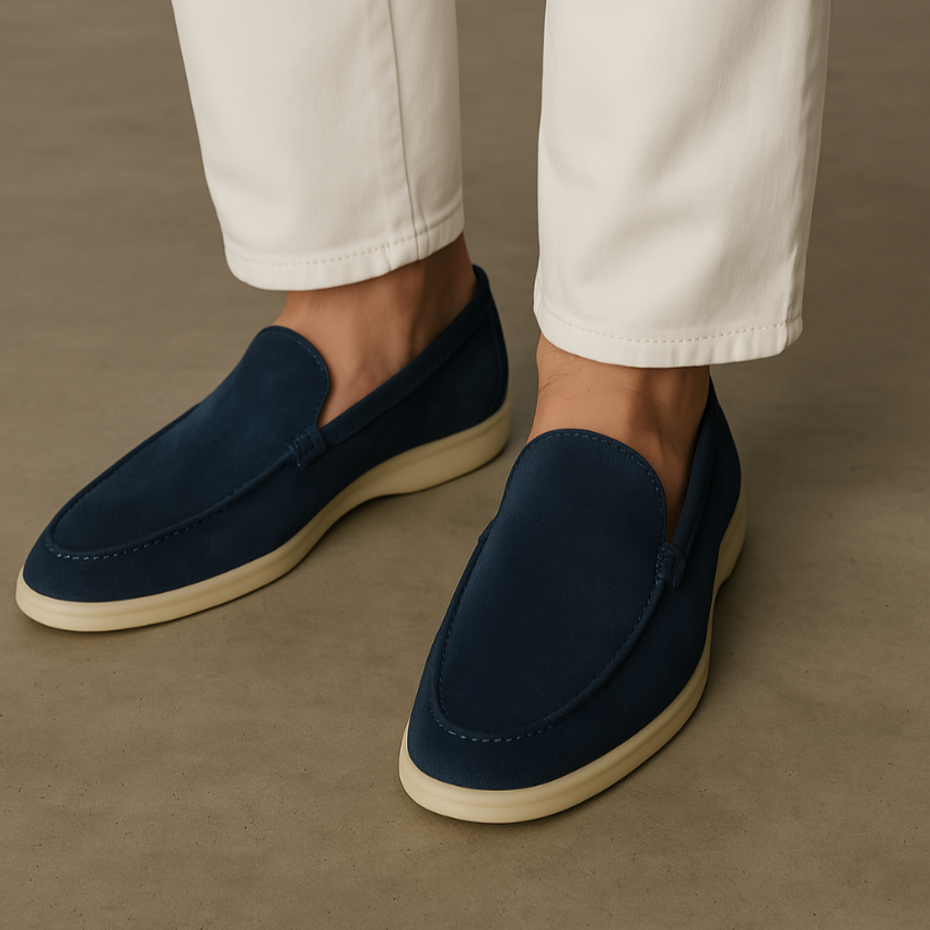 Elegant Blue Loafers