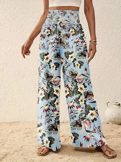 Emily Elegant Floral Trousers