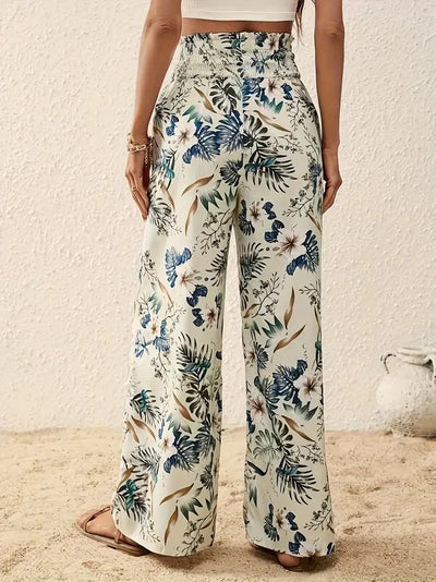 Emily Elegant Floral Trousers