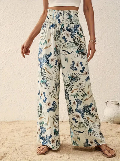Emily Elegant Floral Trousers