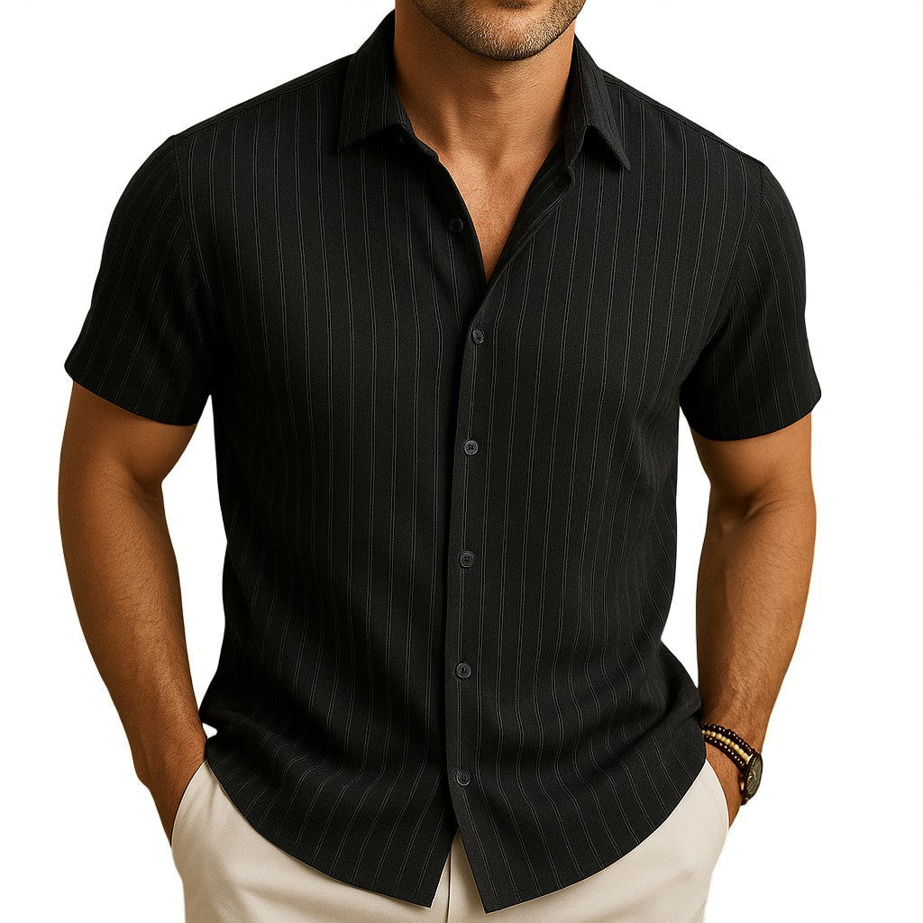 Casual Chic Short-Sleeve Shirt