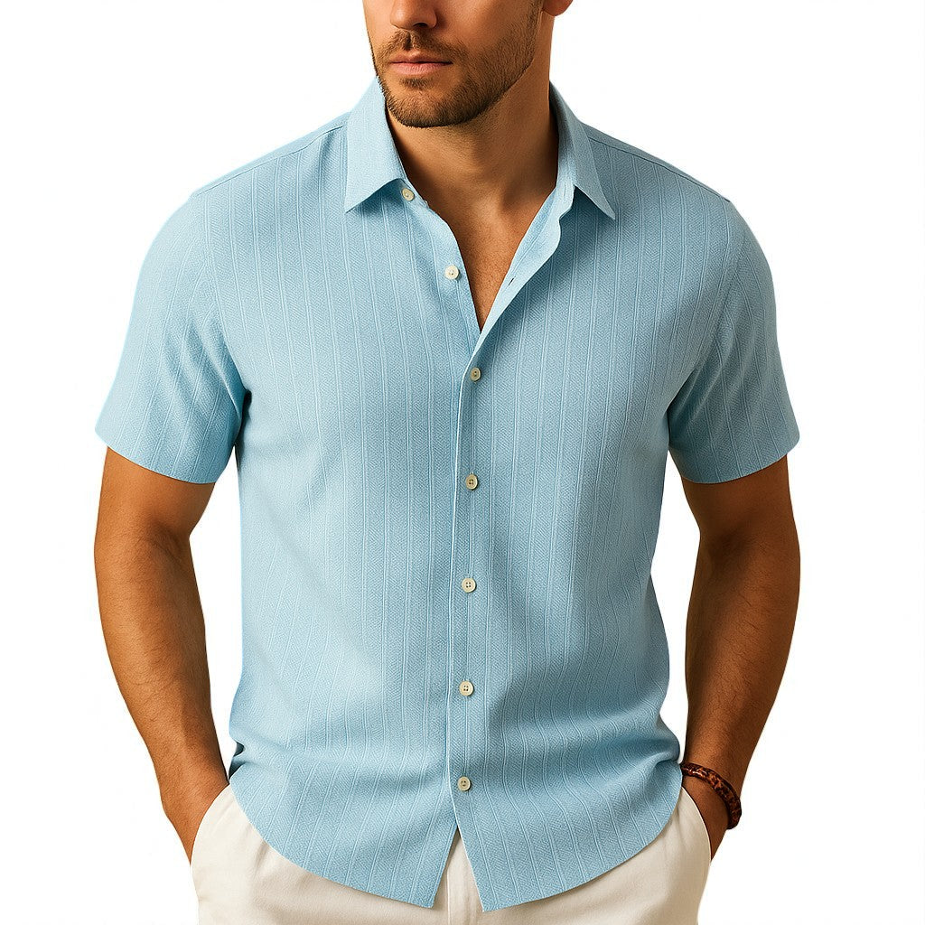 Casual Chic Short-Sleeve Shirt