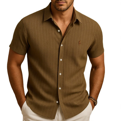 Casual Chic Short-Sleeve Shirt