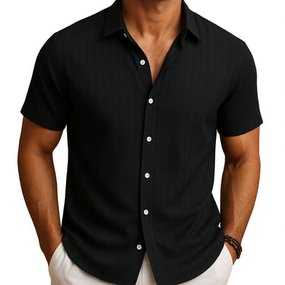 Casual Chic Short-Sleeve Shirt