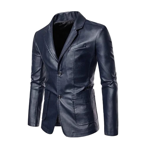 Smart Casual Leather Jacket for Professionals