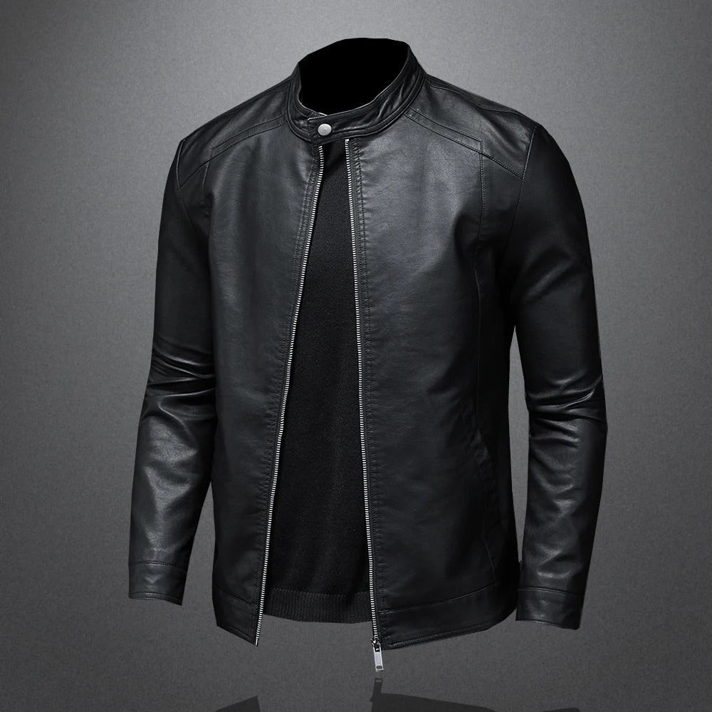 Timeless Leather Biker Jacket