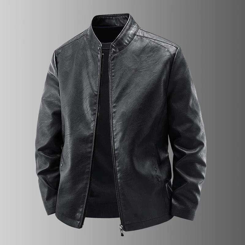 Classic Leather Motorcycle Jacket