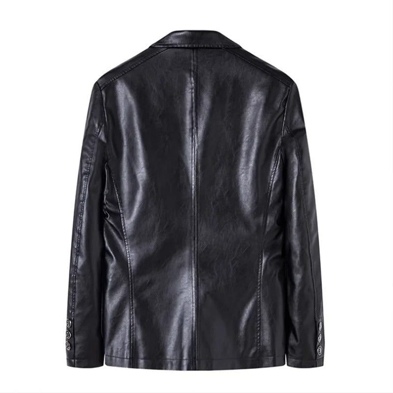 Smart Casual Leather Jacket for Professionals