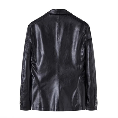 Smart Casual Leather Jacket for Professionals