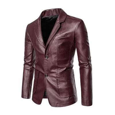 Smart Casual Leather Jacket for Professionals