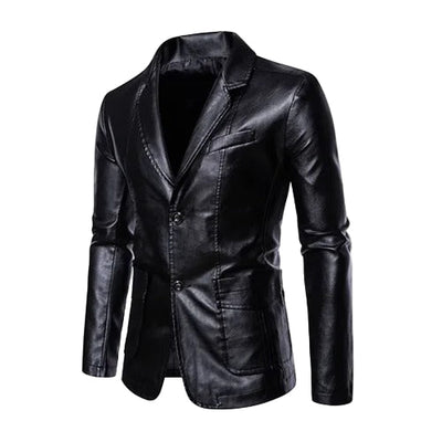 Smart Casual Leather Jacket for Professionals