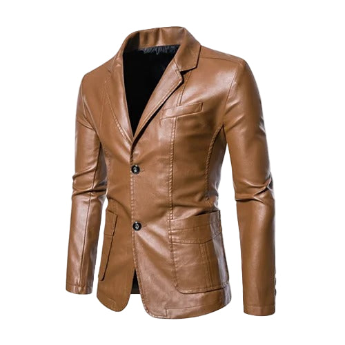 Smart Casual Leather Jacket for Professionals