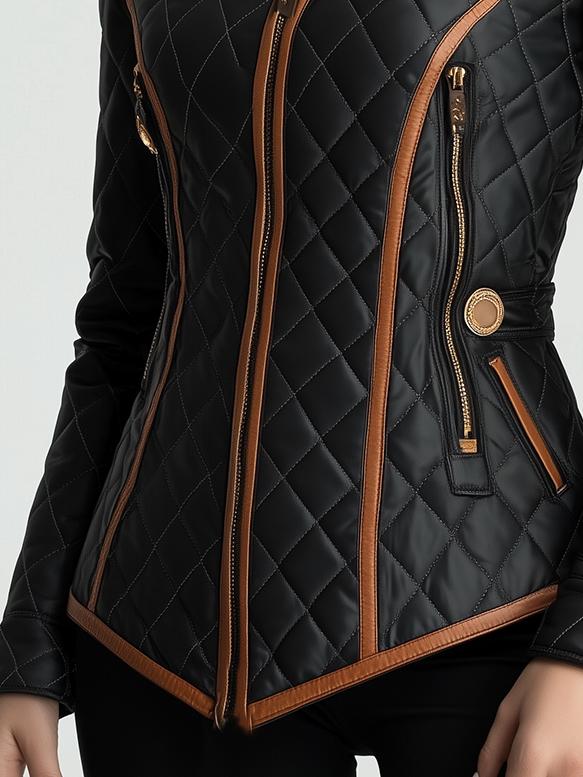 Marissa - Waist-Cinched Quilted Puffer Jacket