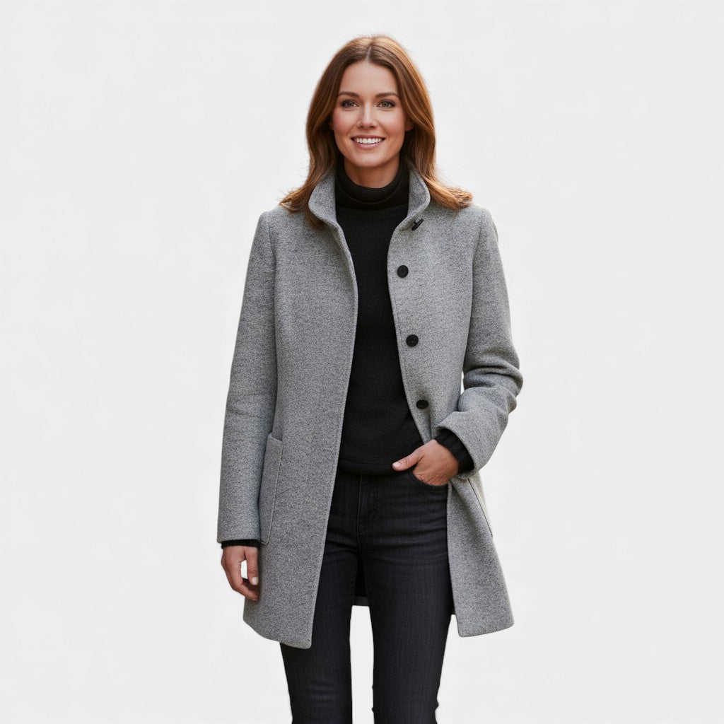 Isabella - Wool Winter Trench Coat