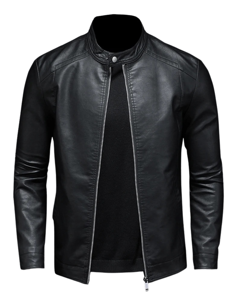 Timeless Leather Biker Jacket